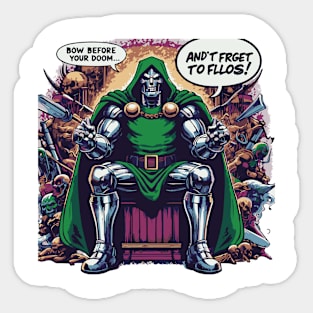 doctor doom Sticker